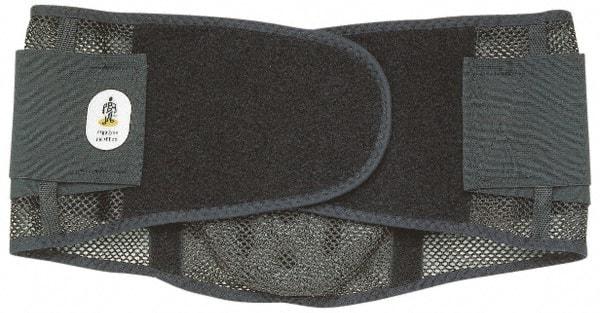 Ergodyne - Size S, Mesh Belt - 25 to 30" Waist, Lumbar Support, Black - All Tool & Supply