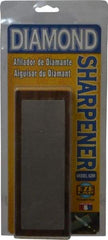 Eze Lap - 6" Long x 2" Wide Diam ond Sharpening Stone - Flat, 400 Grit, Medium Grade - All Tool & Supply