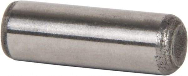 Made in USA - 3/4 Inch Long, Knurl Pin - 1/4 Inch Diameter, Steel - Exact Industrial Supply