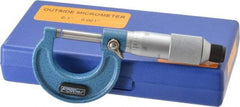 Fowler - 0 to 1" Range, 0.001" Graduation, Mechanical Outside Micrometer - Friction Thimble, Accurate to 0.0001" - All Tool & Supply