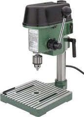 Enco - 4-5/16" Swing, Step Pulley Drill Press - 3 Speed, Single Phase - All Tool & Supply