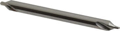 Made in USA - #1 Plain Cut 60° Incl Angle Solid Carbide Combo Drill & Countersink - All Tool & Supply