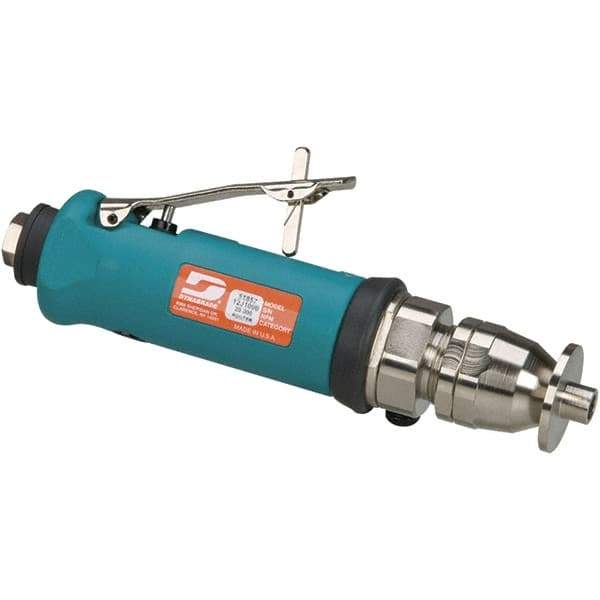 Dynabrade - 1/4 Inch Collet, 0.7 hp, 20,000 RPM Compact Router - 1/4 NPT Inlet, 90 psi Air Pressure, 38 CFM - All Tool & Supply