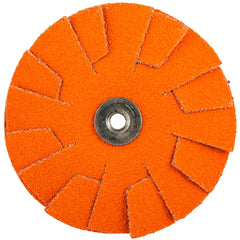 Norton - Slotted Overlap Discs Abrasive Type: Coated Overlap Disc Type: Inward - All Tool & Supply