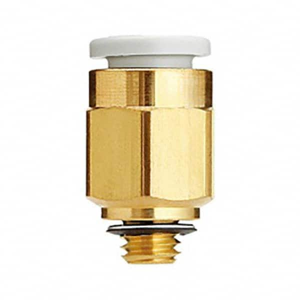 SMC PNEUMATICS - Metal Push-To-Connect Tube Fittings Type: Male Connector Tube Outside Diameter (mm): 6 - All Tool & Supply