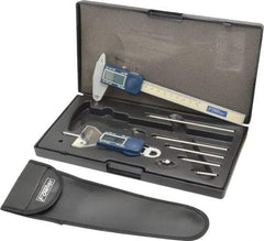 Fowler - Depth Gage Kits Depth Gage Minimum Measurement (Inch): 0 Depth Gage Maximum Measurement (Inch): 22 - All Tool & Supply