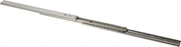 Sugatsune - 9-55/64" Slide Length, 10-39/64" Travel Length, Stainless Steel Ball Bearing Slide - 66 Lb Capacity at Full Extension - All Tool & Supply