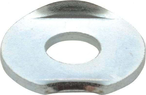 Gibraltar - Zinc Plated, Carbon Steel, Flanged Washer for 1/4" Diam Clamp Spindle - 1/4-20 Thread, 0.27" Hole Diam, 0.69" Overall Diam, 0.45" Between Flanges - All Tool & Supply