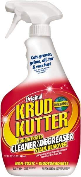 Krud Kutter - 32 oz Spray Bottle Cleaner/Degreaser - Liquid, Water-Based, Mild - All Tool & Supply