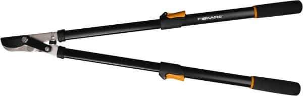 Fiskars - Telescopic Lopper - 1-3/4" Long Steel Blade, 37" Long Comfort Hand Grip Handle - All Tool & Supply