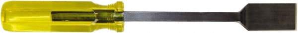 Proto - Stiff Hardened Steel 1-Edge Scraper - 1/2" Blade Width x 6-1/4" Blade Length, 4-1/4" Long Acetate Handle - All Tool & Supply