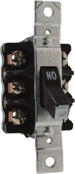 Cooper Wiring Devices - 3 Poles, 30 Amp, 3PST, NEMA, Open Toggle Manual Motor Starter - 42.93mm Wide x 44.45mm Deep x 96.77mm High, 15 hp, CSA C22.2 No. 14, NEMA 1 & UL 508 - All Tool & Supply