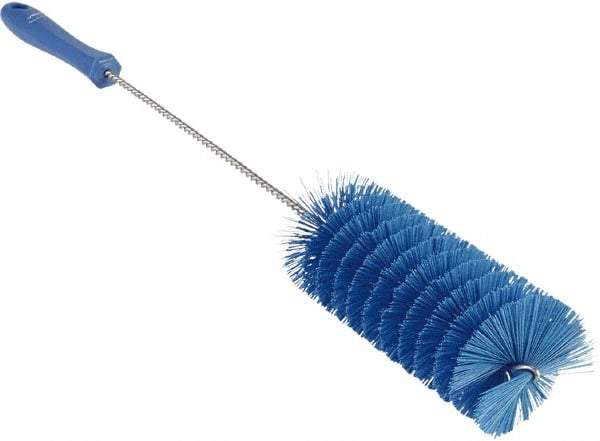 Vikan - 2-3/8" Diam Polyester Valve Brush - 19-5/8" OAL, 5-13/16" Head Length, Polypropylene & Stainless Steel Handle - All Tool & Supply