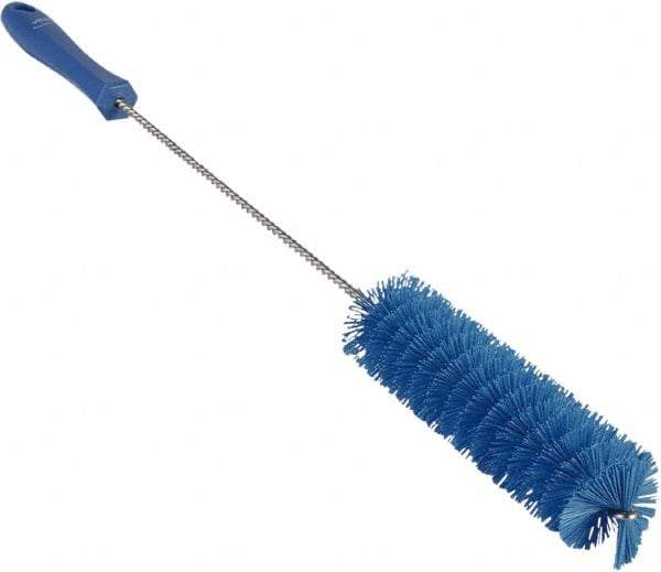 Vikan - 1-5/8" Diam Polyester Valve Brush - 19-5/8" OAL, 5-5/8" Head Length, Polypropylene & Stainless Steel Handle - All Tool & Supply