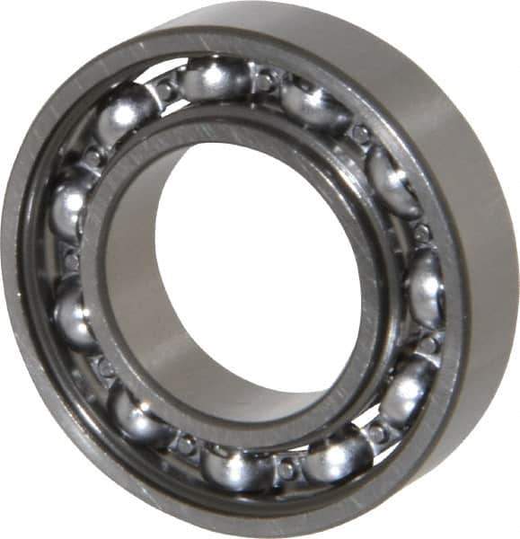 SKF - 20mm Bore Diam, 37mm OD, Open Thin Section Radial Ball Bearing - 9mm Wide, 1 Row, Round Bore, 821 Lb Static Capacity, 1,430 Lb Dynamic Capacity - All Tool & Supply