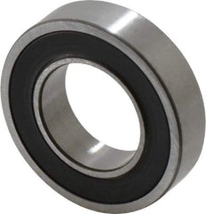 SKF - 20mm Bore Diam, 37mm OD, Double Seal Thin Section Radial Ball Bearing - 9mm Wide, 1 Row, Round Bore, 821 Lb Static Capacity, 1,430 Lb Dynamic Capacity - All Tool & Supply