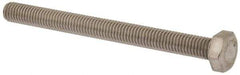 Value Collection - M8x1.25mm Metric Coarse, 90mm Length Under Head Hex Head Cap Screw - Fully Threaded, Grade 18-8 & Austenitic A2 Stainless Steel, Uncoated, 13mm Hex - All Tool & Supply