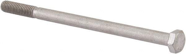 Value Collection - M5x0.80mm Metric Coarse, 80mm Length Under Head Hex Head Cap Screw - Partially Threaded, Grade 18-8 & Austenitic A2 Stainless Steel, Uncoated, 8mm Hex - All Tool & Supply