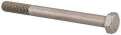 Value Collection - M8x1.25mm Metric Coarse, 85mm Length Under Head Hex Head Cap Screw - Partially Threaded, Grade 18-8 & Austenitic A2 Stainless Steel, Uncoated, 13mm Hex - All Tool & Supply