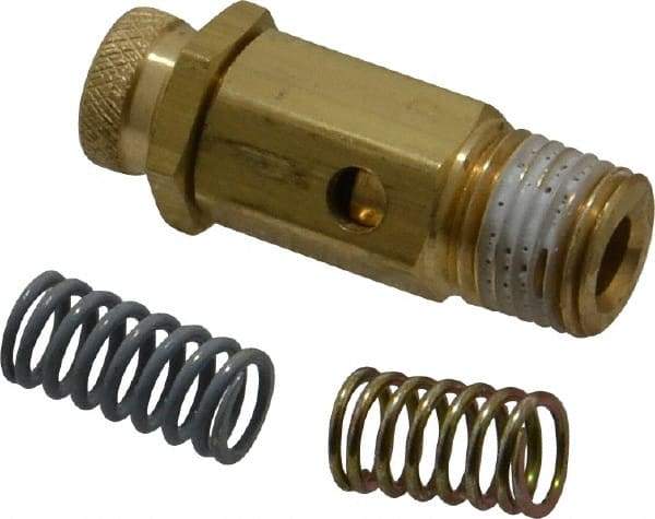 Midwest Control - 1/4" Non-Code Safety Valve - For Use with Compressed Air Systems, 1.77" High - All Tool & Supply