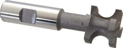 Value Collection - 5/16" Radius, 5/8" Circle Diam, 1-1/4" Cutter Diam, Shank Connection, Concave Radius Cutter - 3/4" Shank Diam, 4" OAL, High Speed Steel, Uncoated, 4 Teeth, Weldon Flat - All Tool & Supply