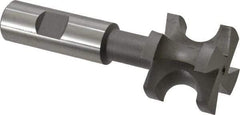 Value Collection - 3/8" Radius, 3/4" Circle Diam, 1-1/2" Cutter Diam, 1-1/2" Cutting Width, Shank Connection, Concave Radius Cutter - 3/4" Shank Diam, 4-3/16" OAL, High Speed Steel, Uncoated, 4 Teeth, Weldon Flat - All Tool & Supply