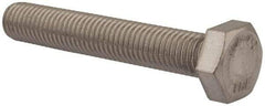 Value Collection - M12x1.75mm Metric Coarse, 75mm Length Under Head Hex Head Cap Screw - Fully Threaded, Grade 316 & Austenitic A4 Stainless Steel, Uncoated, 19mm Hex - All Tool & Supply