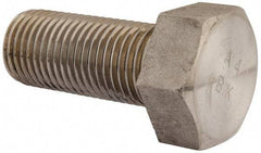 Value Collection - M33x3.50mm Metric Coarse, 80mm Length Under Head Hex Head Cap Screw - Fully Threaded, Grade 316 & Austenitic A4 Stainless Steel, Uncoated, 50mm Hex - All Tool & Supply