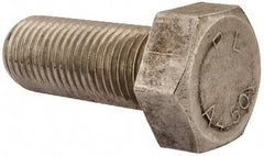 Value Collection - M36x4.00mm Metric Coarse, 90mm Length Under Head Hex Head Cap Screw - Fully Threaded, Grade 316 & Austenitic A4 Stainless Steel, Uncoated, 55mm Hex - All Tool & Supply