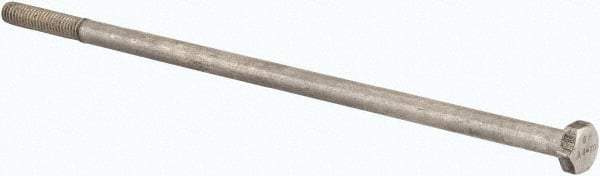 Value Collection - M6x1.00mm Metric Coarse, 160mm Length Under Head Hex Head Cap Screw - Partially Threaded, Grade 316 & Austenitic A4 Stainless Steel, Uncoated, 10mm Hex - All Tool & Supply