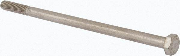 Value Collection - M8x1.25mm Metric Coarse, 150mm Length Under Head Hex Head Cap Screw - Partially Threaded, Grade 316 & Austenitic A4 Stainless Steel, Uncoated, 13mm Hex - All Tool & Supply