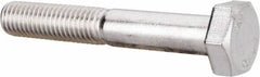 Value Collection - M10x1.50mm Metric Coarse, 65mm Length Under Head Hex Head Cap Screw - Partially Threaded, Grade 316 & Austenitic A4 Stainless Steel, Uncoated, 17mm Hex - All Tool & Supply