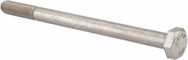 Value Collection - M10x1.50mm Metric Coarse, 140mm Length Under Head Hex Head Cap Screw - Partially Threaded, Grade 316 & Austenitic A4 Stainless Steel, Uncoated, 17mm Hex - All Tool & Supply