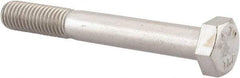 Value Collection - M12x1.75mm Metric Coarse, 90mm Length Under Head Hex Head Cap Screw - Partially Threaded, Grade 316 & Austenitic A4 Stainless Steel, Uncoated, 19mm Hex - All Tool & Supply