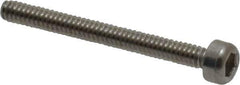 Value Collection - M1.6x0.35 Metric Coarse Hex Socket Drive, Socket Cap Screw - Grade 18-8 & Austenitic A2 Stainless Steel, Uncoated, Partially Threaded, 16mm Length Under Head - All Tool & Supply