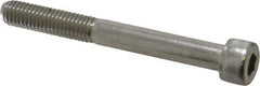 Value Collection - M8x1.25 Metric Coarse Hex Socket Drive, Socket Cap Screw - Grade 18-8 & Austenitic A2 Stainless Steel, Uncoated, Partially Threaded, 70mm Length Under Head - All Tool & Supply