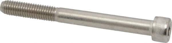 Value Collection - M8x1.25 Metric Coarse Hex Socket Drive, Socket Cap Screw - Grade 18-8 & Austenitic A2 Stainless Steel, Uncoated, Partially Threaded, 80mm Length Under Head - All Tool & Supply