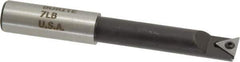 Borite - 7/16" Min Bore Diam, 3-5/8" OAL, 1/2" Shank Diam, 7LB Indexable Boring Bar - 2-1/8" Max Bore Depth, TT 221 Insert, Screw Holding Method - All Tool & Supply