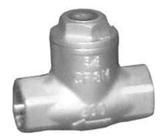 Sharpe Valves - 2-1/2" Stainless Steel Check Valve - FNPT x FNPT, 200 WOG - All Tool & Supply