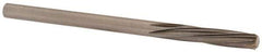 Magafor - 3.3096mm Solid Carbide 6 Flute Chucking Reamer - Spiral Flute, 0.1303" Straight Shank, 19/32" Flute Length, 2-1/4" OAL - All Tool & Supply