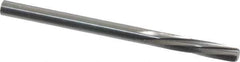 Magafor - 3.6093mm Solid Carbide 6 Flute Chucking Reamer - Spiral Flute, 0.1421" Straight Shank, 19/32" Flute Length, 2-1/4" OAL - All Tool & Supply