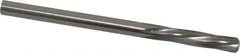 Magafor - 3.6195mm Solid Carbide 6 Flute Chucking Reamer - Spiral Flute, 0.1425" Straight Shank, 19/32" Flute Length, 2-1/4" OAL - All Tool & Supply