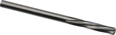 Magafor - #27 Solid Carbide 6 Flute Chucking Reamer - Spiral Flute, 0.1441" Straight Shank, 19/32" Flute Length, 2-1/4" OAL - All Tool & Supply