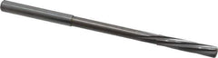 Magafor - 3.81mm Solid Carbide 6 Flute Chucking Reamer - Spiral Flute, 0.158" Straight Shank, 3/4" Flute Length, 2-61/64" OAL - All Tool & Supply