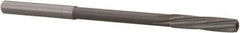 Magafor - #24 Solid Carbide 6 Flute Chucking Reamer - Spiral Flute, 0.158" Straight Shank, 3/4" Flute Length, 2-61/64" OAL - All Tool & Supply