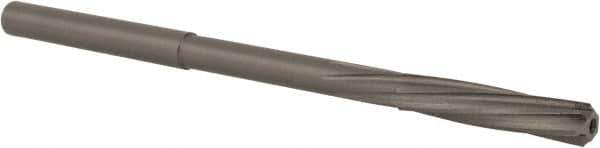 Magafor - #16 Solid Carbide 6 Flute Chucking Reamer - Spiral Flute, 0.177" Straight Shank, 53/64" Flute Length, 3-5/32" OAL - All Tool & Supply