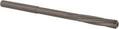 Magafor - #16 Solid Carbide 6 Flute Chucking Reamer - Spiral Flute, 0.177" Straight Shank, 53/64" Flute Length, 3-5/32" OAL - All Tool & Supply