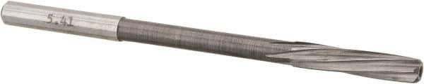 Magafor - #3 Solid Carbide 6 Flute Chucking Reamer - Spiral Flute, 0.216" Straight Shank, 1-1/32" Flute Length, 3-21/32" OAL - All Tool & Supply