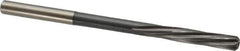 Magafor - 5.53mm Solid Carbide 6 Flute Chucking Reamer - Spiral Flute, 0.216" Straight Shank, 1-1/32" Flute Length, 3-21/32" OAL - All Tool & Supply