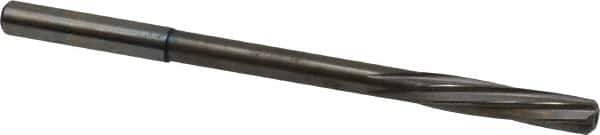 Magafor - Letter A Solid Carbide 6 Flute Chucking Reamer - Spiral Flute, 0.236" Straight Shank, 1-7/64" Flute Length, 3-31/32" OAL - All Tool & Supply